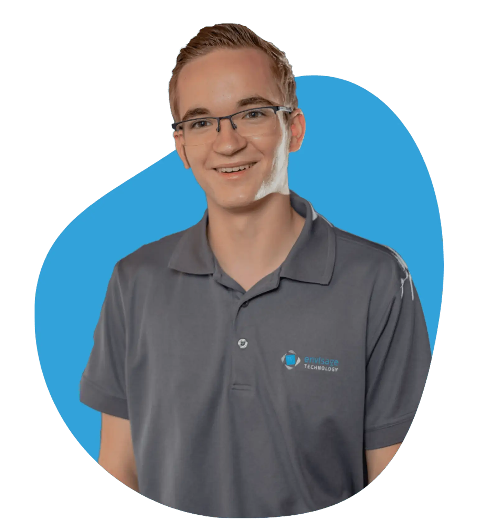 Lachlan Benson, a member of the Envisage Technology team.